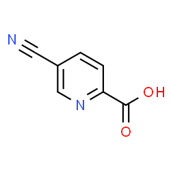 ChemSpider 2D Image | 5-cyanopicolinic acid | C7H4N2O2