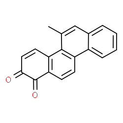 ChemSpider 2D Image | 5-Methyl-1,2-chrysenedione | C19H12O2
