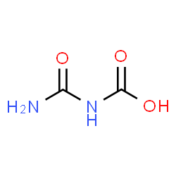ChemSpider 2D Image | allophanic acid | C2H4N2O3