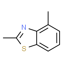 ChemSpider 2D Image | 2,4-Dimethylbenzo[d]thiazole | C9H9NS