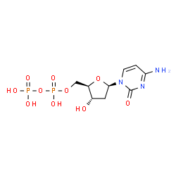 ChemSpider 2D Image | Deoxycytidine diphosphate | C9H15N3O10P2