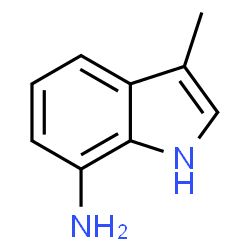 ChemSpider 2D Image | 3-Methyl-1H-indol-7-amine | C9H10N2