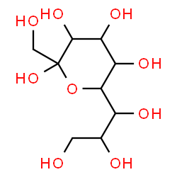 ChemSpider 2D Image | 6-(1,2,3-Trihydroxypropyl)hex-2-ulopyranose | C9H18O9