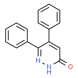 ChemSpider 2D Image | 5,6-diphenylpyridazin-3-ol | C16H12N2O