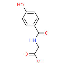 ChemSpider 2D Image | 4-HYDROXY-BZ-GLY-OH | C9H9NO4