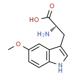 ChemSpider 2D Image | 5-Methoxy-L-tryptophan | C12H14N2O3