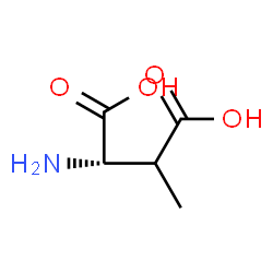 ChemSpider 2D Image | 3-Methyl-L-aspartic acid | C5H9NO4