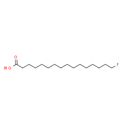 ChemSpider 2D Image | 16-Fluorohexadecanoic acid | C16H31FO2