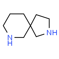 ChemSpider 2D Image | 2,7-Diazaspiro[4.5]decane | C8H16N2