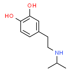 ChemSpider 2D Image | 4-[2-(Isopropylamino)ethyl]-1,2-benzenediol | C11H17NO2