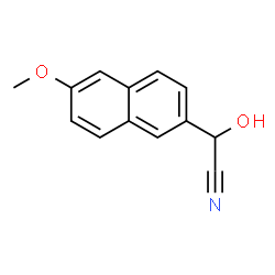ChemSpider 2D Image | Hydroxy(6-methoxy-2-naphthyl)acetonitrile | C13H11NO2