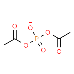 ChemSpider 2D Image | diacetyl phosphate | C4H7O6P