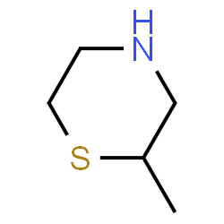 ChemSpider 2D Image | 2-Methylthiomorpholine | C5H11NS