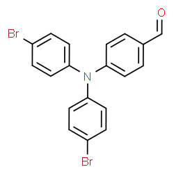 ChemSpider 2D Image | 4-[Bis(4-bromophenyl)amino]benzaldehyde | C19H13Br2NO