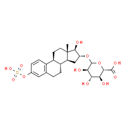 ChemSpider 2D Image | Estriol 3-sulfate 16-glucuronide | C24H32O12S