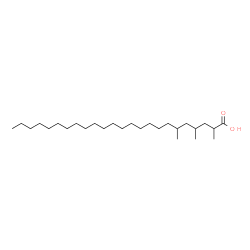 ChemSpider 2D Image | 2,4,6-Trimethyltetracosanoic acid | C27H54O2