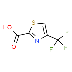 ChemSpider 2D Image | 4-(Trifluoromethyl)-1,3-thiazole-2-carboxylic acid | C5H2F3NO2S