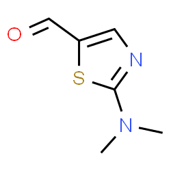 ChemSpider 2D Image | 2-Dimethylamino-thiazole-5-carbaldehyde | C6H8N2OS