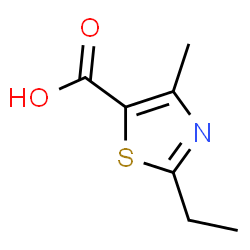 ChemSpider 2D Image | 2-Ethyl-4-methylthiazole-5-carboxylic acid | C7H9NO2S