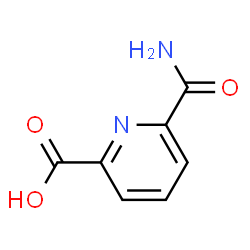 ChemSpider 2D Image | 6-Carbamoyl-2-pyridinecarboxylic acid | C7H6N2O3