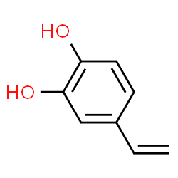ChemSpider 2D Image | 4-Vinylcatechol | C8H8O2