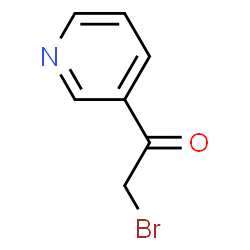 ChemSpider 2D Image | 3-(2-bromoacetyl)pyridine | C7H6BrNO