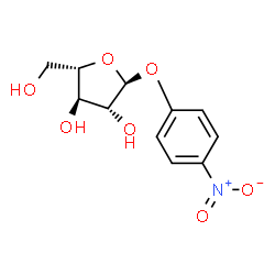 ChemSpider 2D Image | 4-NITROPHENYL-ARA | C11H13NO7