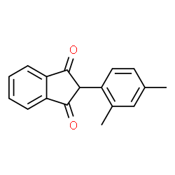 ChemSpider 2D Image | 2-(2,4-Dimethylphenyl)-1H-indene-1,3(2H)-dione | C17H14O2