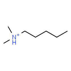 ChemSpider 2D Image | N,N-Dimethyl-1-pentanaminium | C7H18N
