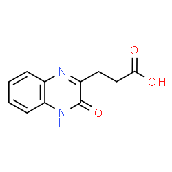 ChemSpider 2D Image | 2-Quinoxalinepropanoic acid, 3-hydroxy- | C11H10N2O3
