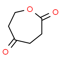 ChemSpider 2D Image | 2,5-Oxepanedione | C6H8O3