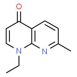 ChemSpider 2D Image | 1-Ethyl-7-methyl-1,8-naphthyridin-4(1H)-one | C11H12N2O