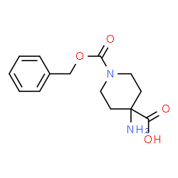 ChemSpider 2D Image | 4-Amino-1-Cbz-isonipecotic acid | C14H18N2O4