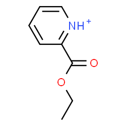 ChemSpider 2D Image | 2-(Ethoxycarbonyl)pyridinium | C8H10NO2