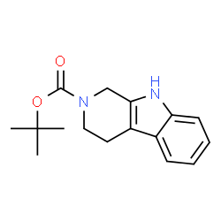 ChemSpider 2D Image | tert-Butyl 1,3,4,9-tetrahydro-2H-beta-carboline-2-carboxylate | C16H20N2O2