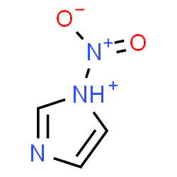 ChemSpider 2D Image | 1-Nitro-1H-imidazol-1-ium | C3H4N3O2