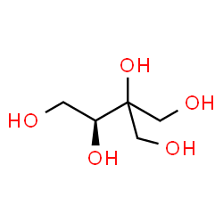ChemSpider 2D Image | D-apiitol | C5H12O5