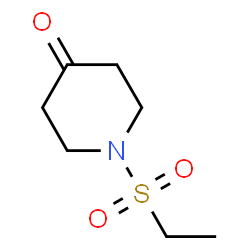 ChemSpider 2D Image | 1-(Ethylsulfonyl)-4-piperidinone | C7H13NO3S