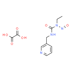 ChemSpider 2D Image | 1-Ethyl-1-nitroso-3-(3-pyridinylmethyl)urea ethanedioate (1:1) | C11H14N4O6