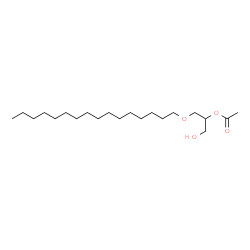 ChemSpider 2D Image | 1-(Hexadecyloxy)-3-hydroxy-2-propanyl acetate | C21H42O4