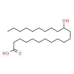 ChemSpider 2D Image | 13-Hydroxydocosanoic acid | C22H44O3
