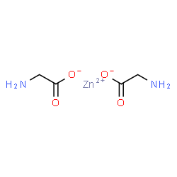 ChemSpider 2D Image | Zinc glycinate | C4H8N2O4Zn