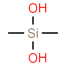 ChemSpider 2D Image | Dimethylsilanediol | C2H8O2Si