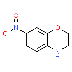 ChemSpider 2D Image | 7-Nitro-3,4-dihydro-2H-1,4-benzoxazine | C8H8N2O3