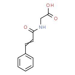 ChemSpider 2D Image | cinnamoylglycine | C11H11NO3