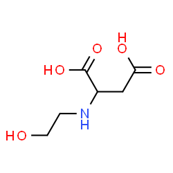 ChemSpider 2D Image | N-(2-Hydroxyethyl)aspartic acid | C6H11NO5