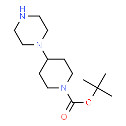 ChemSpider 2D Image | tert-butyl 4-(piperazin-1-yl)piperidine-1-carboxylate | C14H27N3O2