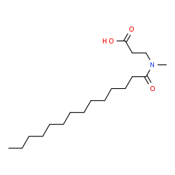 ChemSpider 2D Image | myristoyl methyl ?-alanine | C18H35NO3