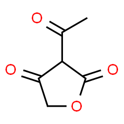 ChemSpider 2D Image | 3-Acetyl-2,4(3H,5H)-furandione | C6H6O4