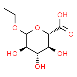 ChemSpider 2D Image | Ethyl D-glucopyranosiduronic acid | C8H14O7